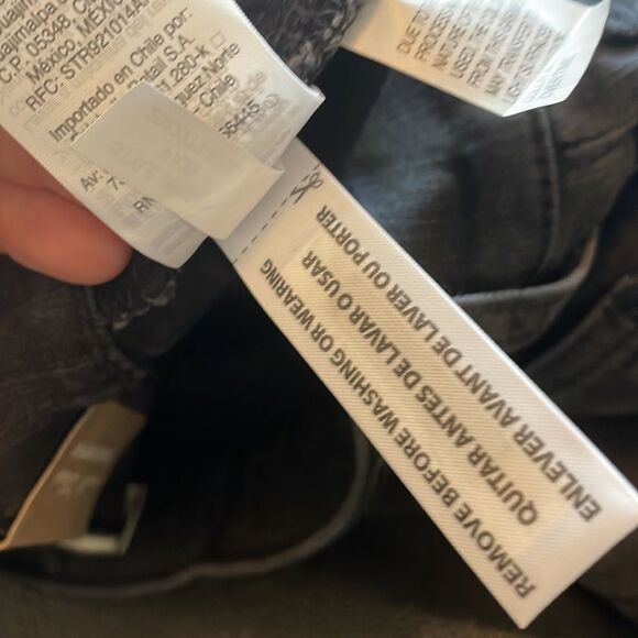 Madewell Road-tripper jeans dark gray size W25 - Picture 7 of 12